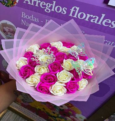 Buchón en forma de corazón